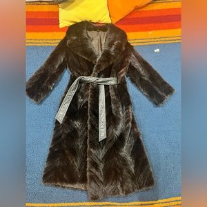 Mink fur coat